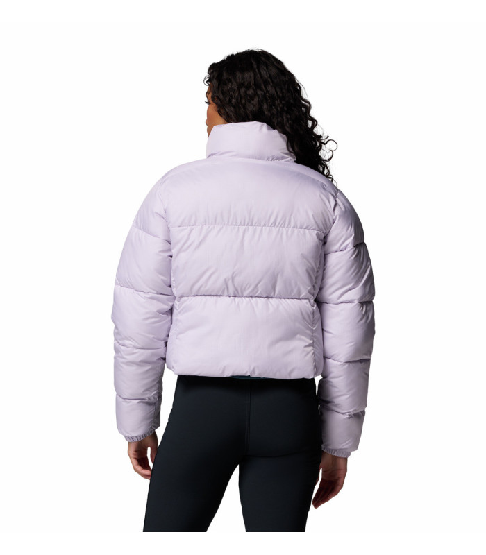 Columbia Γυναικείο Μπουφάν Puffect II Cropped Jacket Purple - tokatlis.gr