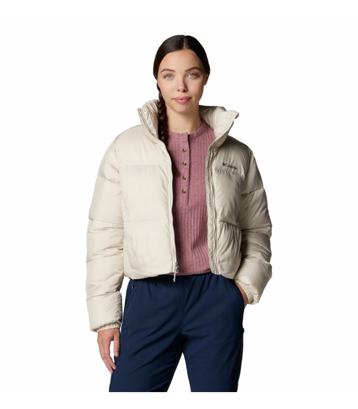 Columbia Γυναικείο Μπουφάν Puffect II Cropped Jacket Dark Stone - tokatlis.gr