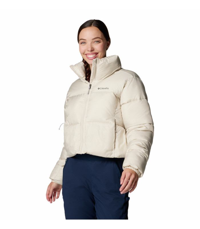 Columbia Γυναικείο Μπουφάν Puffect II Cropped Jacket Dark Stone - tokatlis.gr