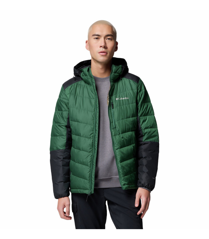 Columbia Ανδρικό Μπουφάν Labyrinth Loop II Hooded Jacket Rain Forest/Black