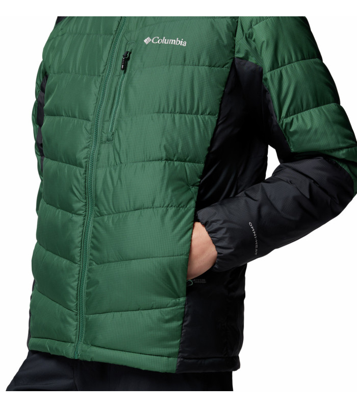 Columbia Ανδρικό Μπουφάν Labyrinth Loop II Hooded Jacket Rain Forest/Black