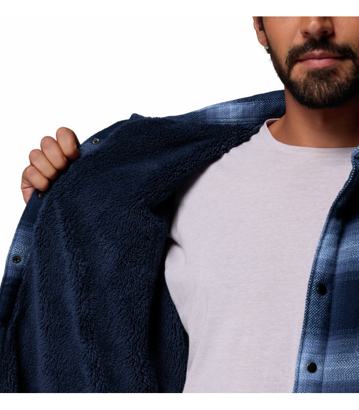Columbia Ανδρικό Πουκάμισο Windward II Shirt Jacket Collegiate Navy Blurred Ombre