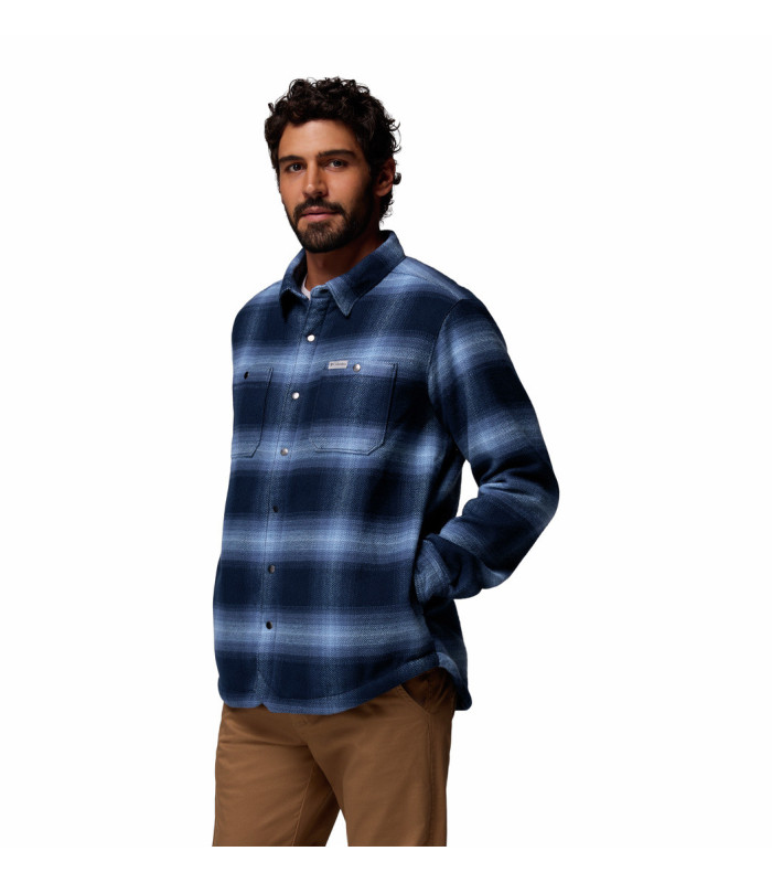 Columbia Ανδρικό Πουκάμισο Windward II Shirt Jacket Collegiate Navy Blurred Ombre
