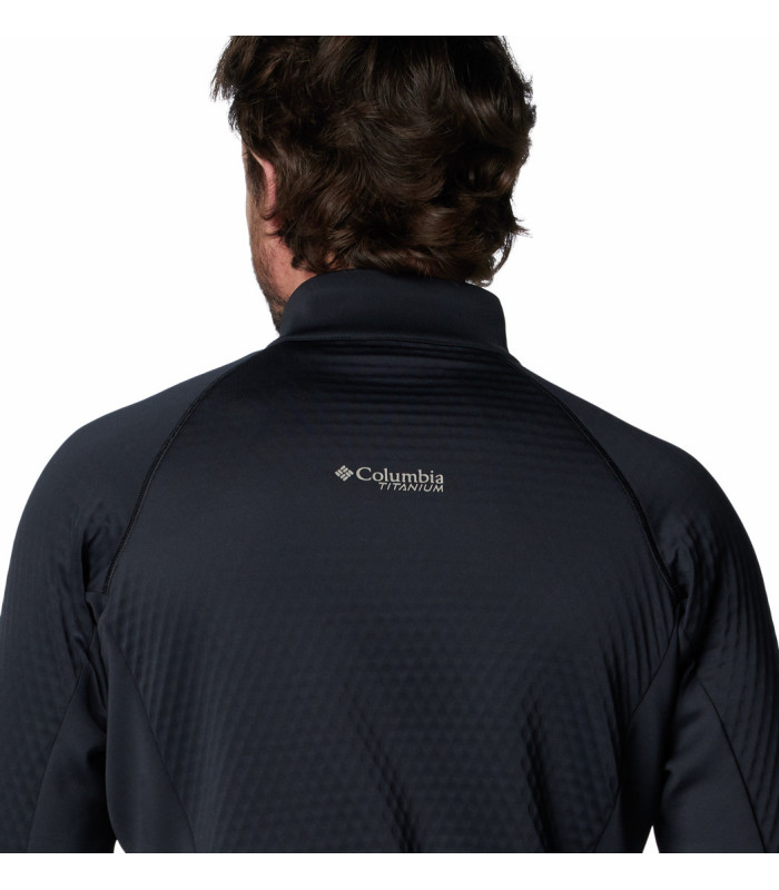 Columbia Ανδρική Μπλούζα Crystal Leaf Omni-Heat Helix Half Zip Black