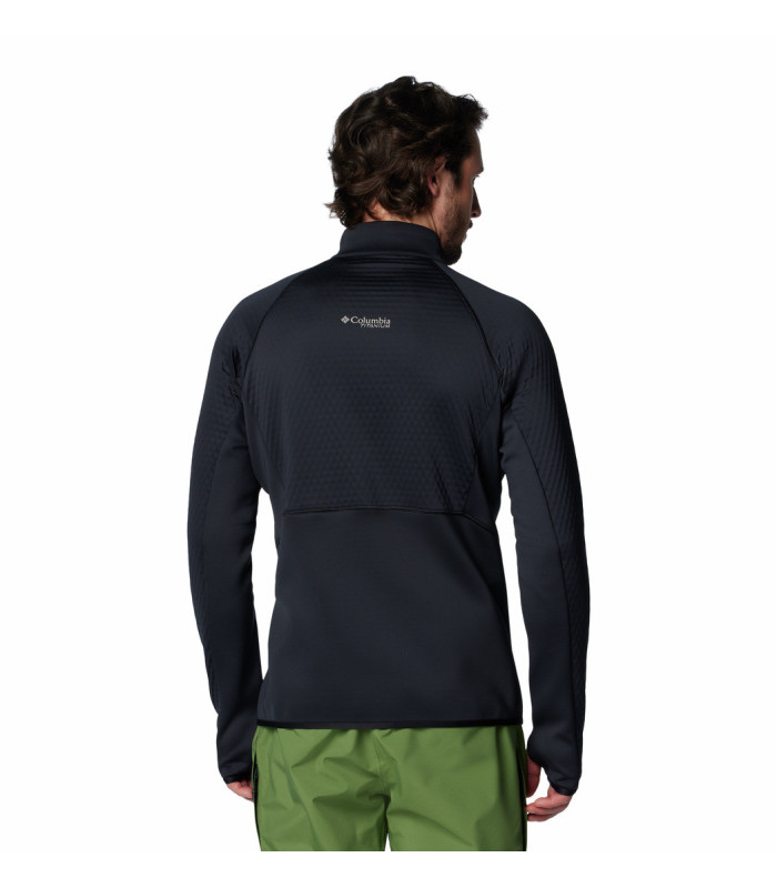 Columbia Ανδρική Μπλούζα Crystal Leaf Omni-Heat Helix Half Zip Black