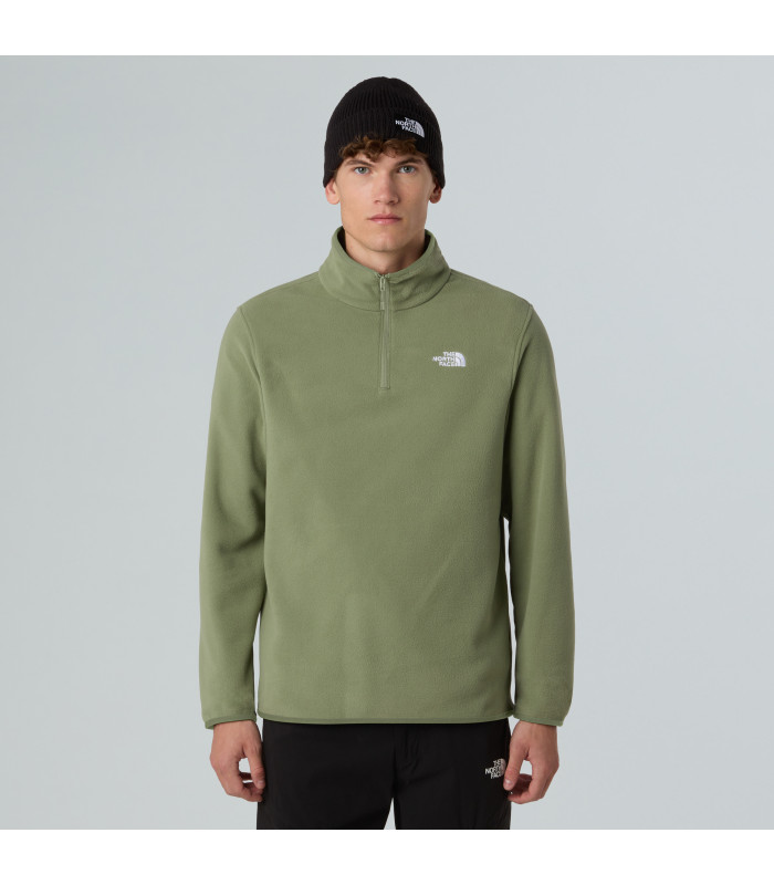 The North Face M Glacier 1/4 Zip Fleece Bark Mist