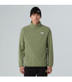 The North Face M Glacier 1/4 Zip Fleece Bark Mist