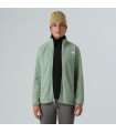 The North Face W Glacier Full Zip Fleece Slate Moss