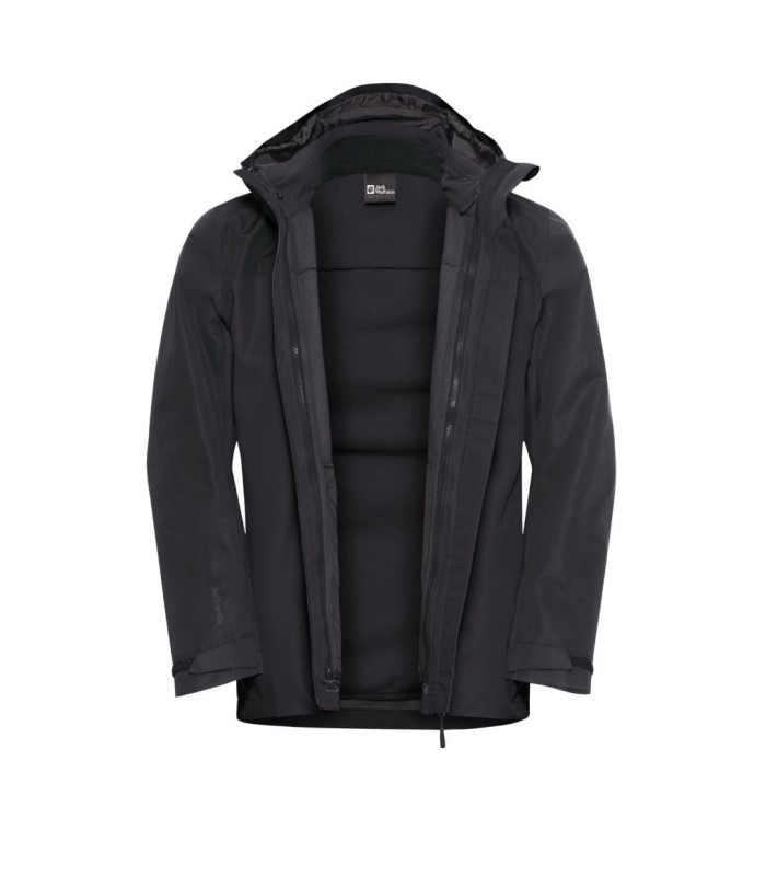 Jack Wolfskin Ανδρικό Μπουφάν Taubenberg Black