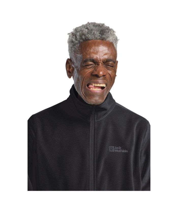 Jack Wolfskin Ανδρική Ζακέτα Fleece Taunus Fz Black