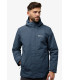 Ανδρικό Μπουφάν Jack Wolfskin Taubenberg 3in1 Texapore Midnight Sky | tokatlis.gr
