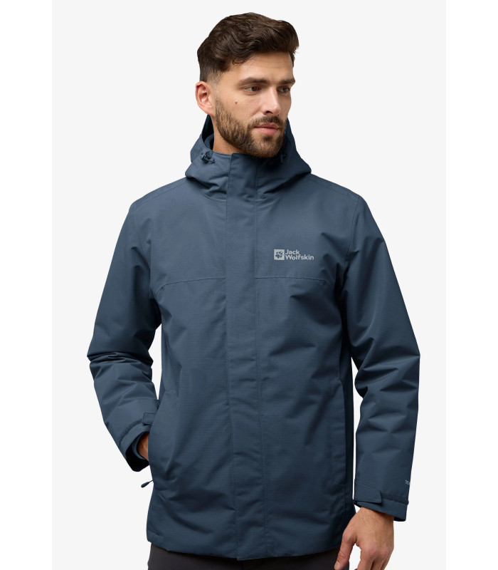 Ανδρικό Μπουφάν Jack Wolfskin Taubenberg 3in1 Texapore Midnight Sky | tokatlis.gr