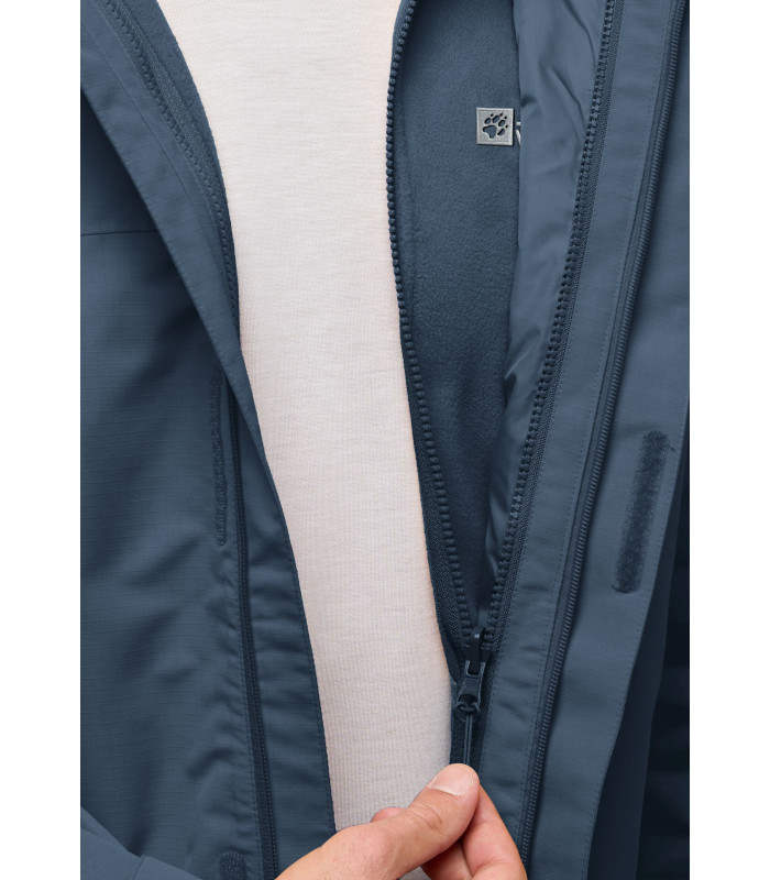 Ανδρικό Μπουφάν Jack Wolfskin Taubenberg 3in1 Texapore Midnight Sky | tokatlis.gr