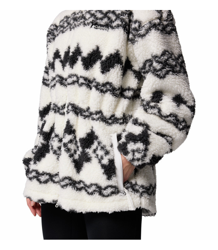 Columbia Γυναικεία Ζακέτα Rare Escape Hooded Fleece Jacket Shark Knit Knot Tonal