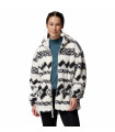 Columbia Γυναικεία Ζακέτα Rare Escape Hooded Fleece Jacket Shark Knit Knot Tonal