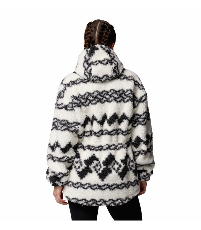 Columbia Γυναικεία Ζακέτα Rare Escape Hooded Fleece Jacket Shark Knit Knot Tonal