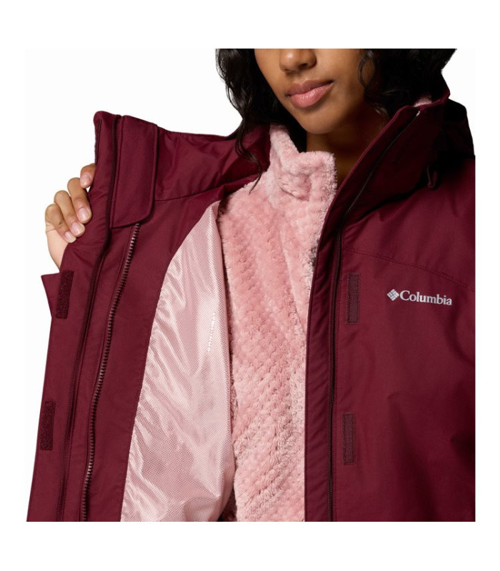 Columbia Γυναικείο Μπουφάν Bugaboo III Fleece Interchange Jacket Rich Wine