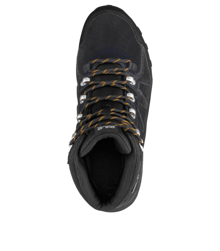 Jack Wolfskin Ανδρικά Μποτάκια Refugio Texapore Mid Phantom / Burly Yellow Xt