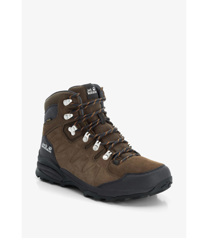 Jack Wolfskin Ανδρικά Μποτάκια Refugio Texapore Mid Brown Phantom