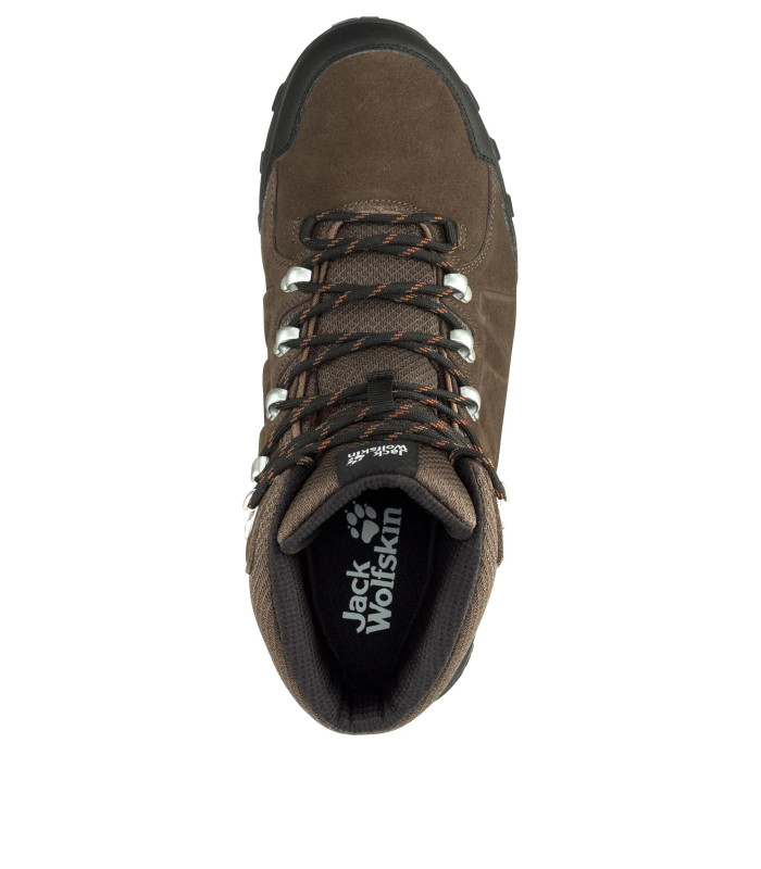 Jack Wolfskin Ανδρικά Μποτάκια Refugio Texapore Mid Brown Phantom