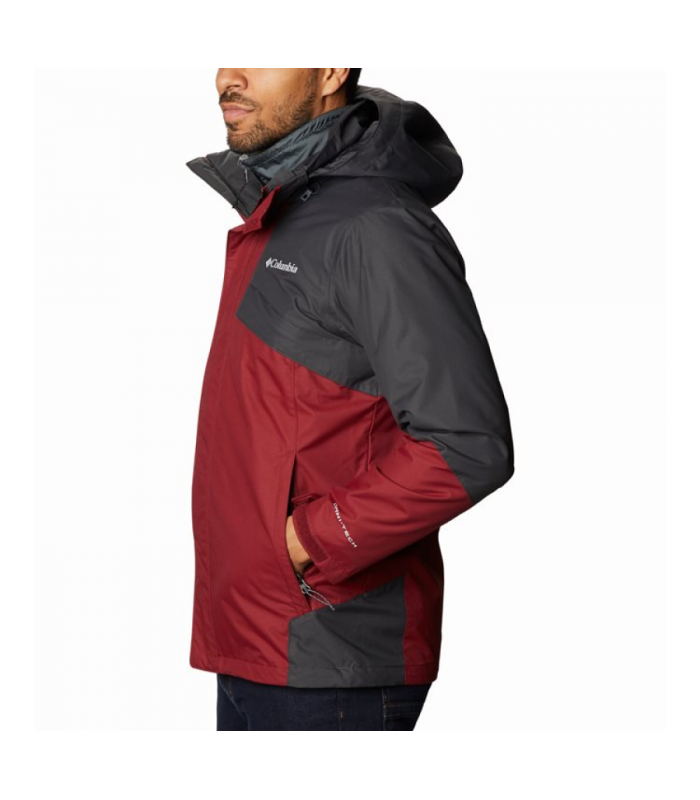 Columbia Ανδρικό Μπουφάν Bugaboo II Fleece Interchange Jacket Red