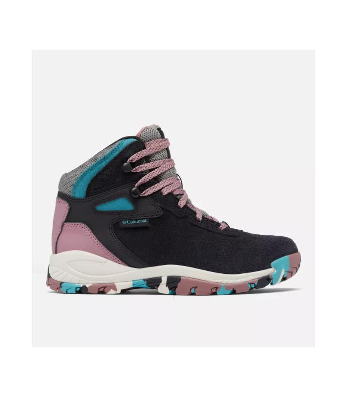 Columbia Γυναικεία Μποτάκια Newton Ridge Plus Waterproof Hiking Black - tokatlis.gr