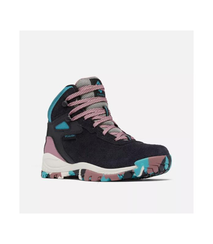 Columbia Γυναικεία Μποτάκια Newton Ridge Plus Waterproof Hiking Black - tokatlis.gr