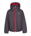 Trespass Παιδικό Μπουφάν Rudi Waterproof Dark Grey