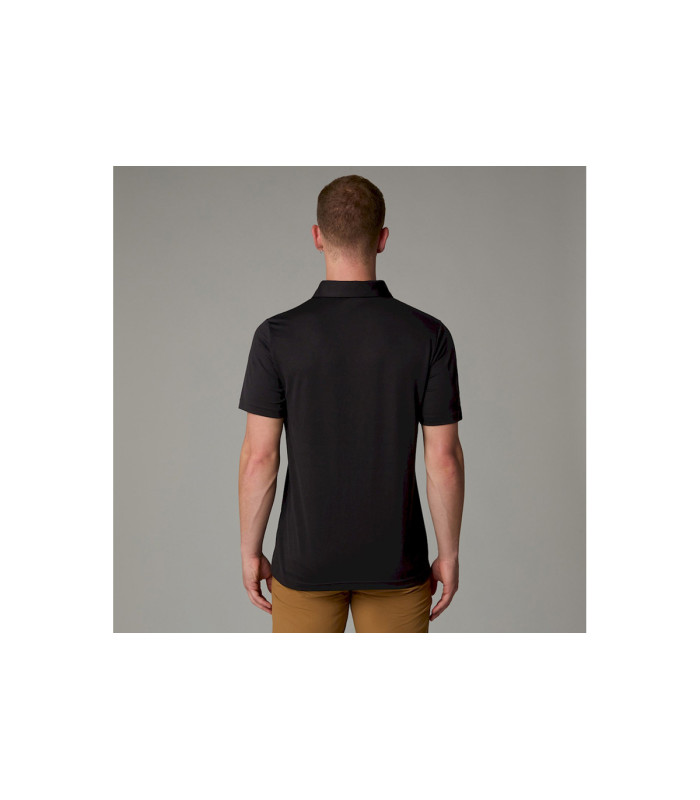 The North Face Ανδρικό Μπλουζάκι Tanken Polo Black  - tokatlis.gr