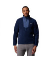 Columbia Ανδρική Μπλούζα Sequoia Grove Half Zip Fleece Collegiate Navy, Dark Mountain
