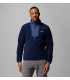 Columbia Ανδρική Μπλούζα Sequoia Grove Half Zip Fleece Collegiate Navy, Dark Mountain