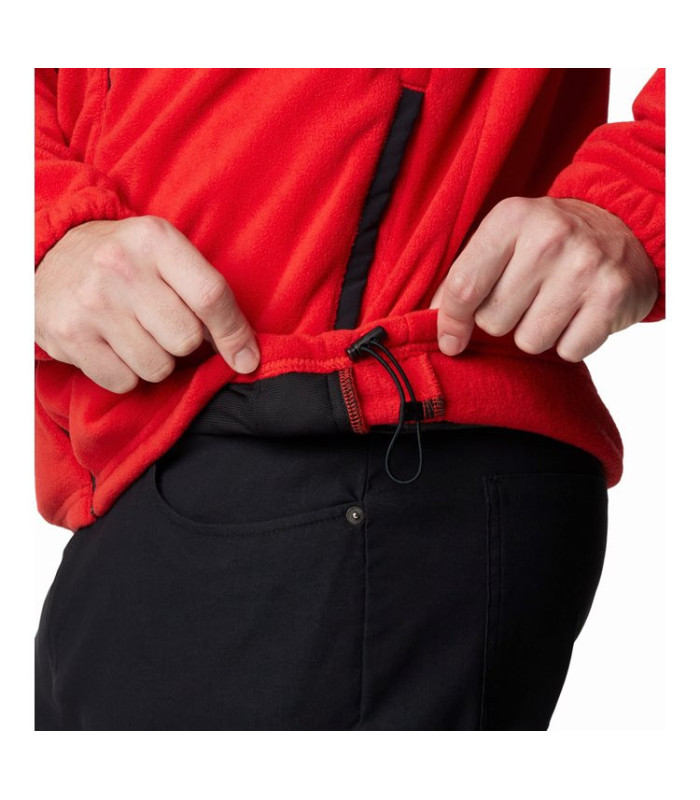 Columbia Ανδρική Ζακέτα Sage Peak Full Zip Fleece Sail Red, Black