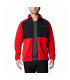 Columbia Ανδρική Ζακέτα Sage Peak Full Zip Fleece Sail Red, Black