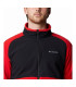 Columbia Ανδρική Ζακέτα Sage Peak Full Zip Fleece Sail Red, Black