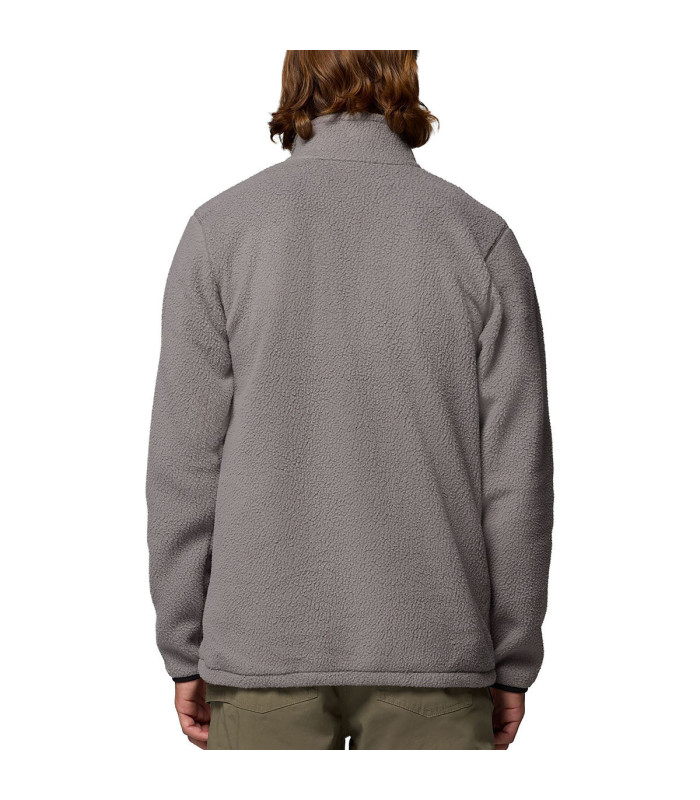 Columbia Ανδρική Μπλούζα Jasper Ridge Pebbled Half Zip Fleece City Grey, Black- tokatlis.gr