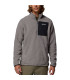 Columbia Ανδρική Μπλούζα Jasper Ridge Pebbled Half Zip Fleece City Grey, Black- tokatlis.gr