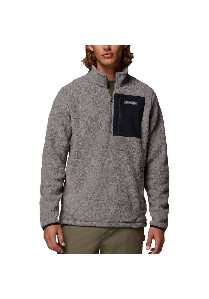 Columbia Jasper Ridge Pebbled Fleece Ανδρική Μπλούζα Half Zip | tokatlis.gr