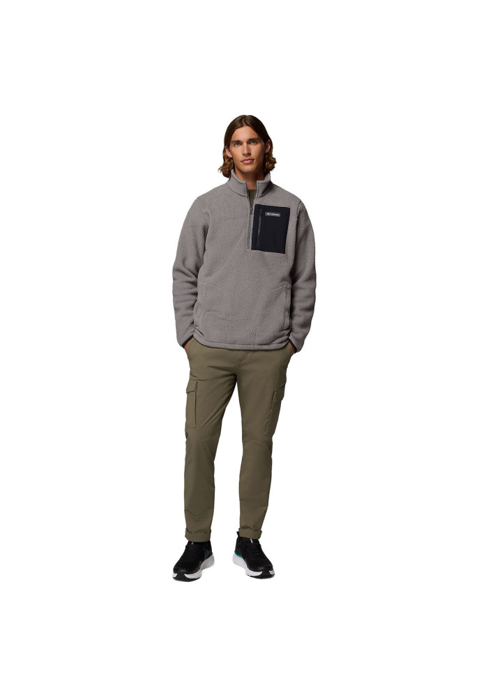 Ανδρική μπλούζα fleece Columbia Jasper Ridge™ Pebbled Half Zip Fleece με ανάγλυφη υφή και νάιλον ενίσχυση στον γιακά