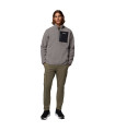 Columbia Ανδρική Μπλούζα Jasper Ridge Pebbled Half Zip Fleece City Grey, Black