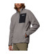 Columbia Ανδρική Μπλούζα Jasper Ridge Pebbled Half Zip Fleece City Grey, Black- tokatlis.gr