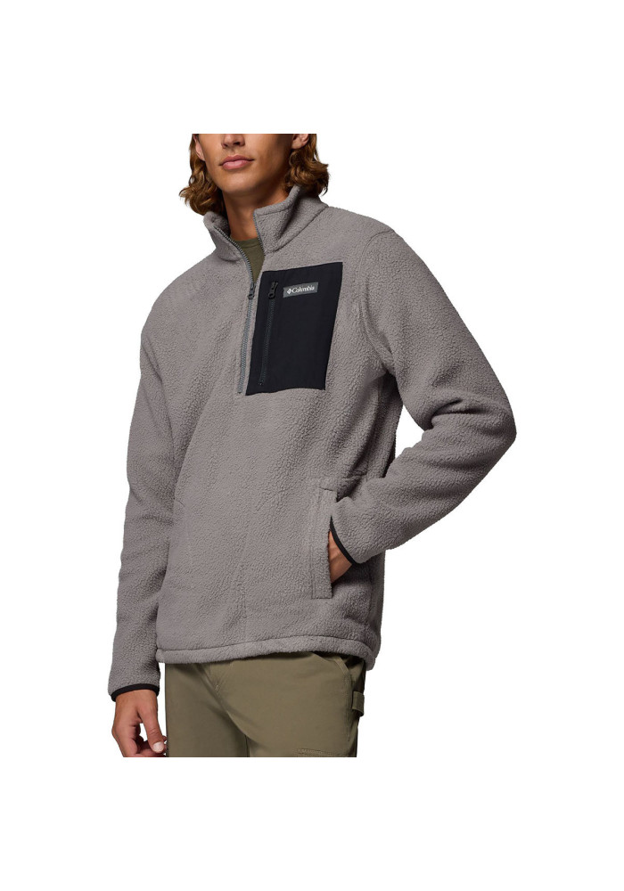 Columbia Jasper Ridge Pebbled Fleece Ανδρική Μπλούζα Half Zip | tokatlis.gr