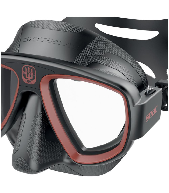Seac Extreme Μάσκα Κατάδυσης Μαύρο/Κόκκινο