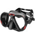 Seac Iena Μάσκα Κατάδυσης Μαύρη/Κόκκινη