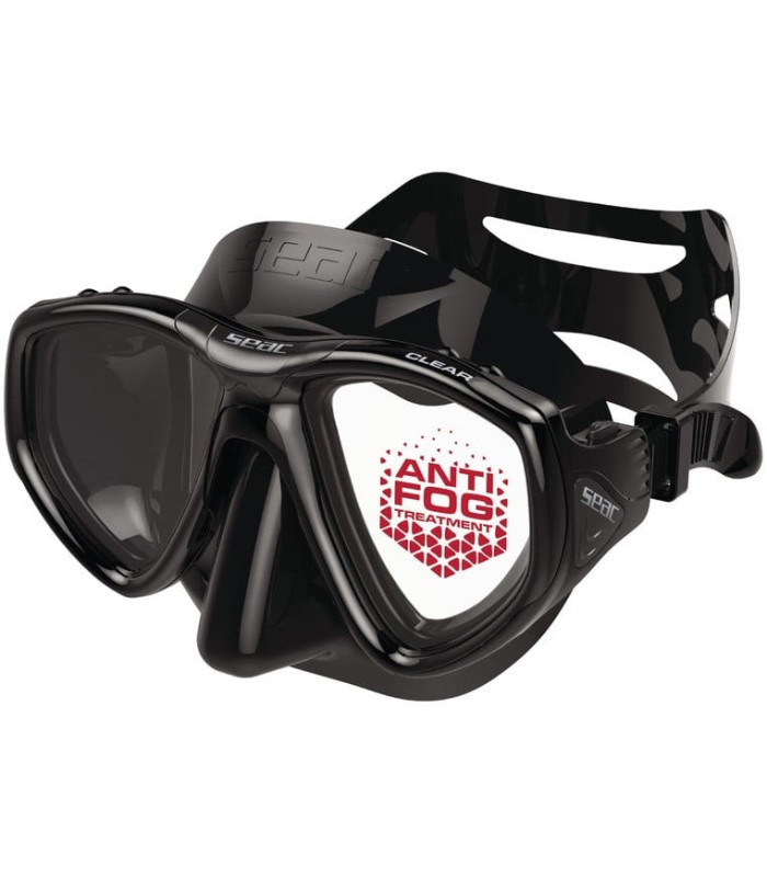 Seac Clear Antifog Μάσκα Κατάδυσης Μαύρη