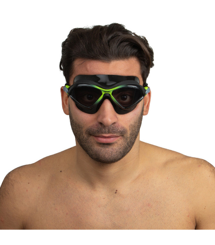 Seac Γυαλάκια Κολύμβησης Diablo Μαύρα/Λάιμ