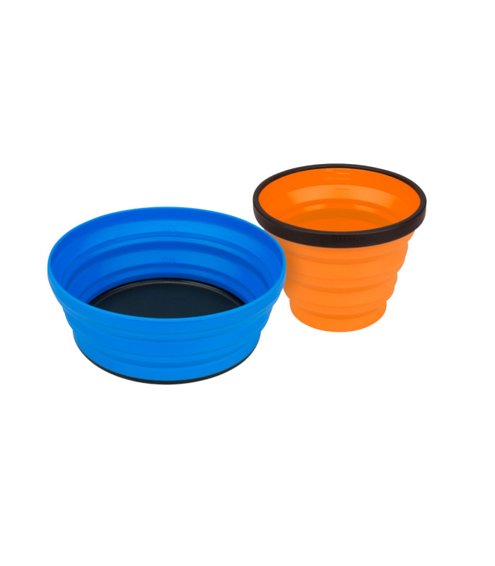 X-SET: 2-PCE (X-MUG,X BOWL & STORAGE POUCH) ΣΕΤ ΠΤΥΣΣΟΜΕΝΩΝ ΔΟΧΕΙΩΝ