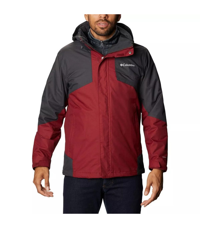 Columbia Ανδρικό Μπουφάν  Bugaboo II Fleece Interchange 3 in 1 Red Jasper/Shark/Charcoal Heather