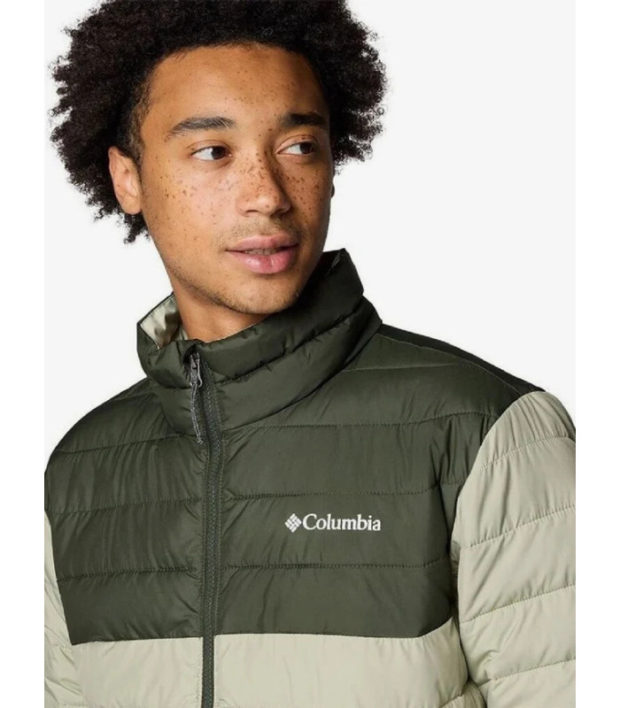 Columbia Ανδρικό Μπουφάν Powder Lite II Jacket Safari/Greenscape