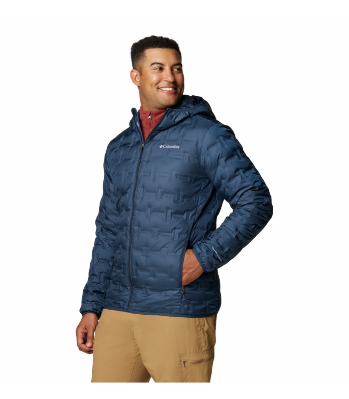 Columbia Delta Ridge II Down Hooded Jacket Collegiate Navy