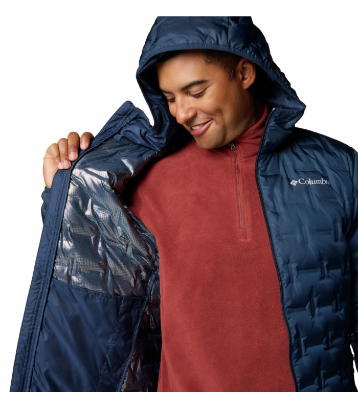 Columbia Delta Ridge II Down Hooded Jacket Collegiate Navy